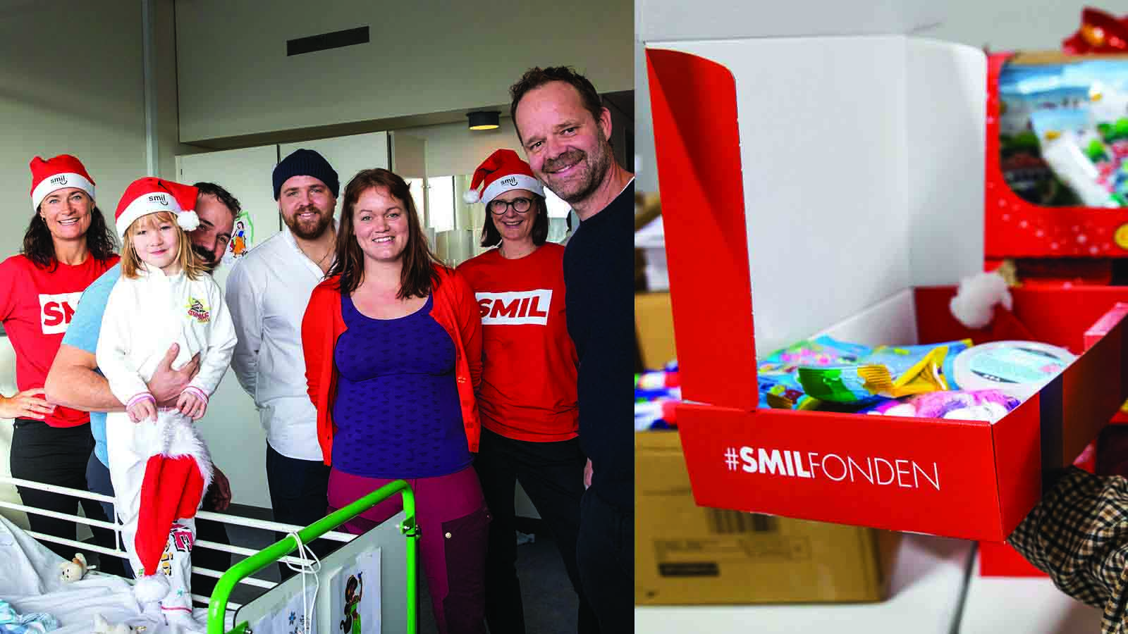 Kasserne fra DS Smith til SMILfonden skabte glæde hos børn i december
