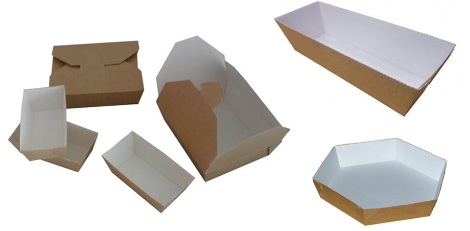 Food contact packaging and corruagted food trays