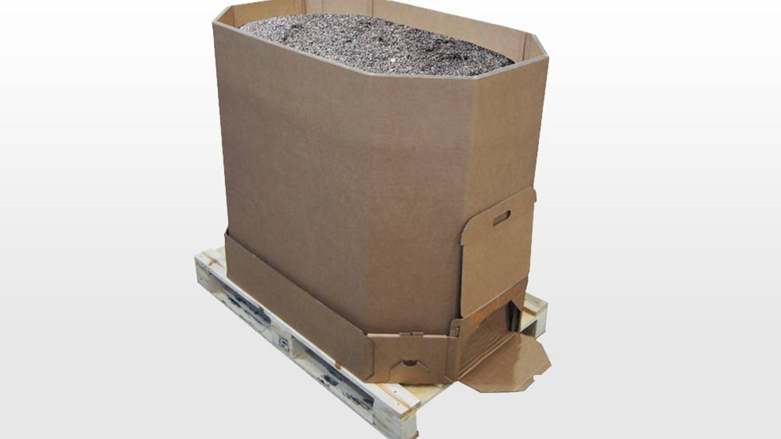 embalaje industrial octogonal a medida