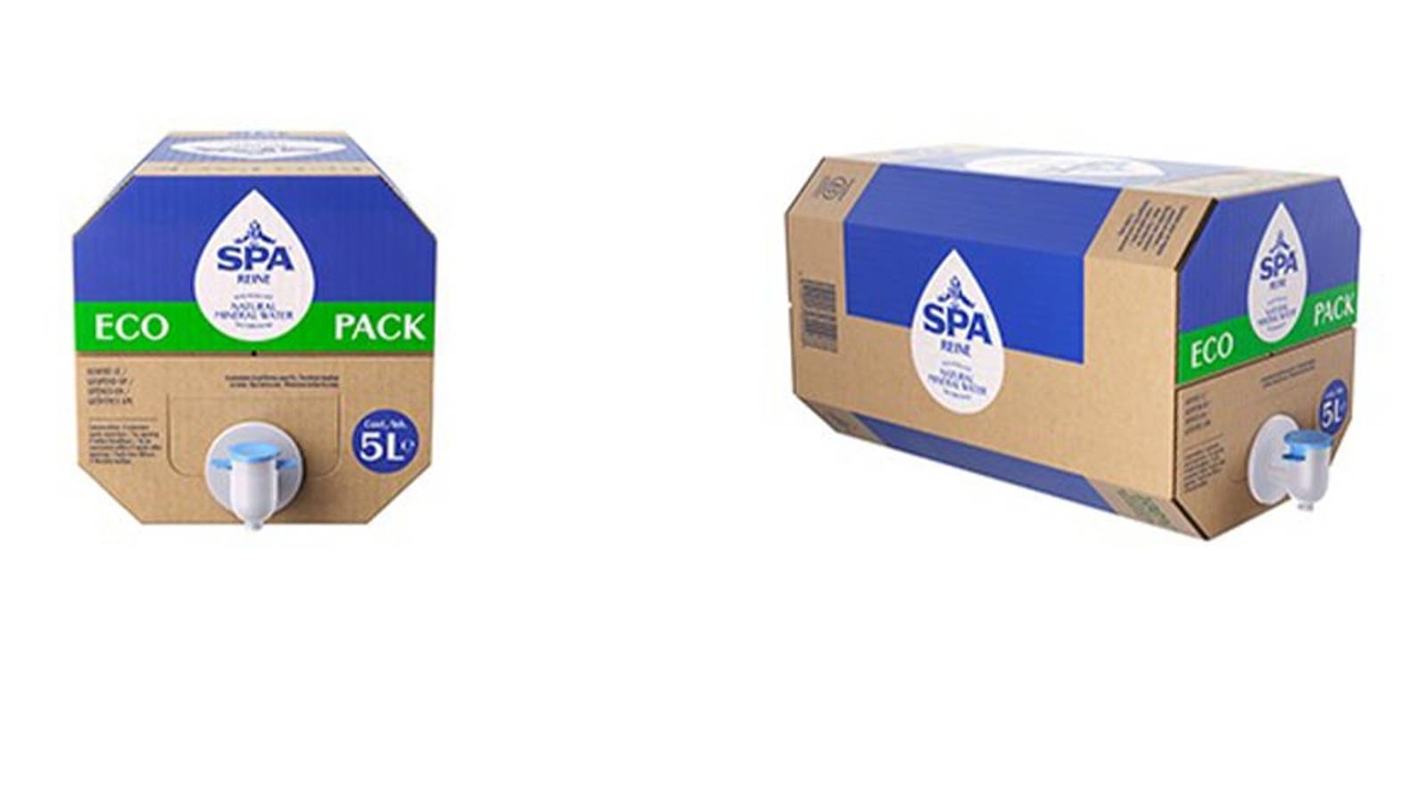 bag-in-box verpakking voor SPA water