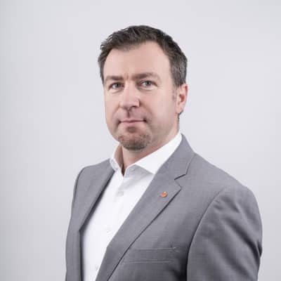 Portrait of Levente Szabó, Cluster Director DS Smith Hungary