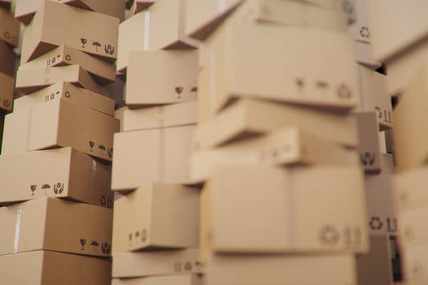 Gestapelde verpakkingen