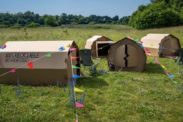 DS Smith har skabt et 100% genanvendeligt paptelt