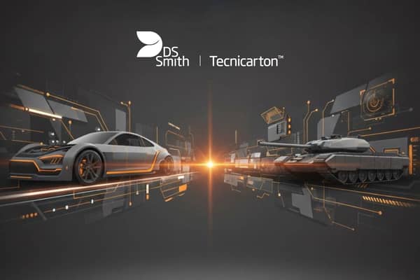 creatividad con representación de sectores automocion y defensa