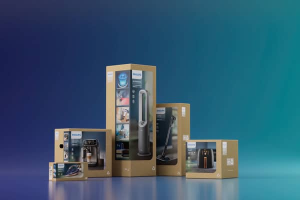 DS Smith har samarbejdet med Versuni, leverandør af nogle af verdens mest kendte husholdningsapparater, om at producere og levere 100% genanvendte og genanvendelige emballageløsninger