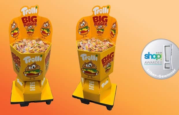 Trolli Big Burger Display
