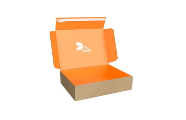 Open DS Smith BesPac box in white background