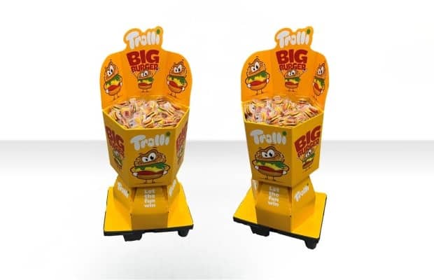 Trolli Big Burger Display von DS Smith