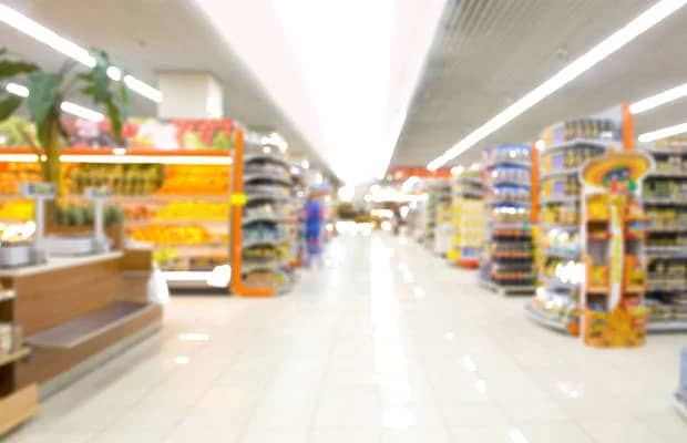 Blick in einen Supermarkt/Point of Sales