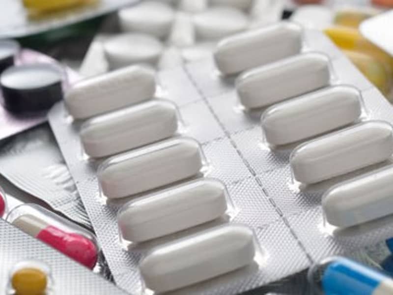 Verschiedene Medikamente in Blister eingepackt.