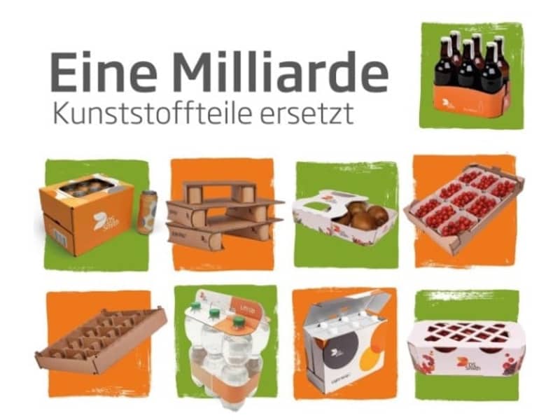 Collage "Eine Milliarde Kunststoffe ersetzen"