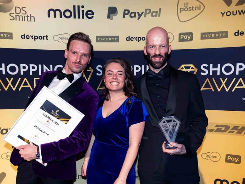 Winnaars bij uitreiking Shopping Awards