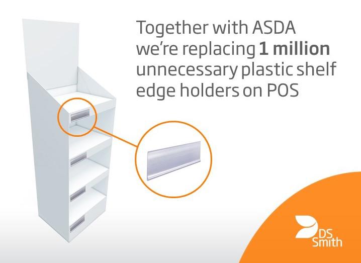 DS Smith supports ASDA to replace 1 million pieces of plastic