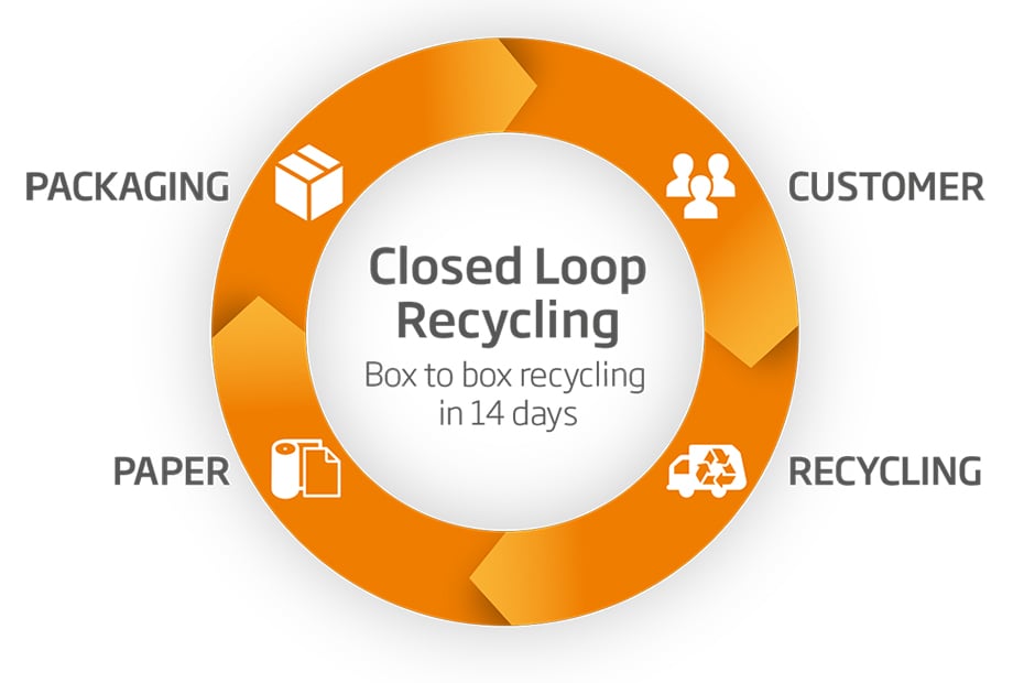 Nous pouvons fabriquer, utiliser, collecter et recycler les emballages en carton en seulement 14 jours. Notre ambition est d'utiliser l'innovation pour relever certains des défis les plus complexes du monde actuel en matière de développement durable. 