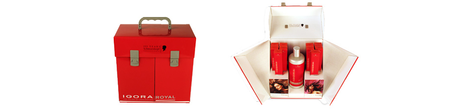 packaging for advertising material