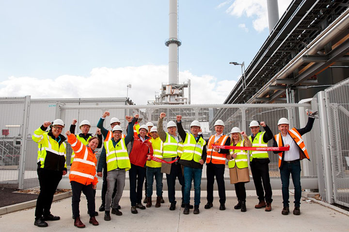 DS Smith and E.ON unveil combined heat and power plant at Kemsley Paper Mill, Kent