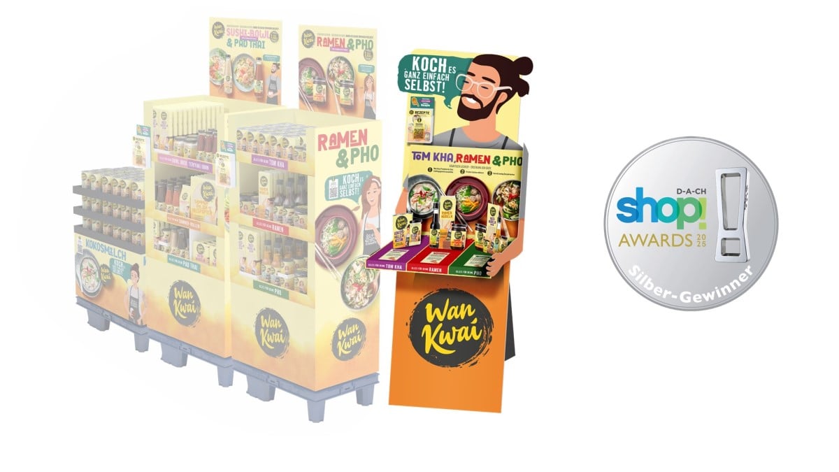 Wan Kwai Standee hergestellt von DS Smith