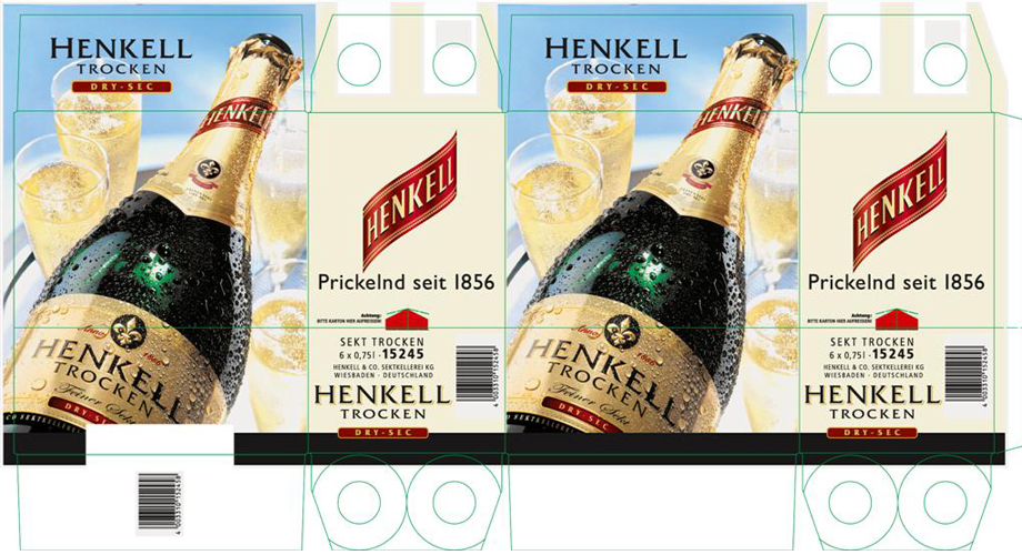 Henkell flexo print