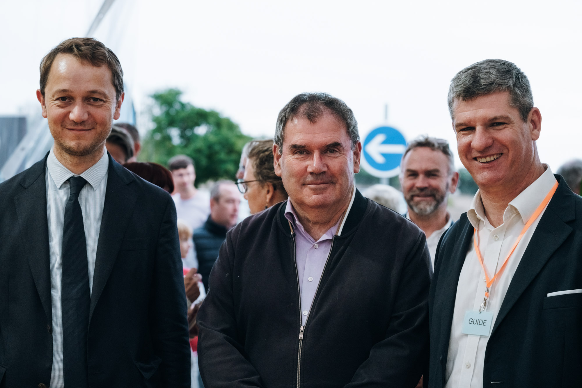 Maël DE CALAN, Christian TROADEC et Marc DE FOUGEROUX
