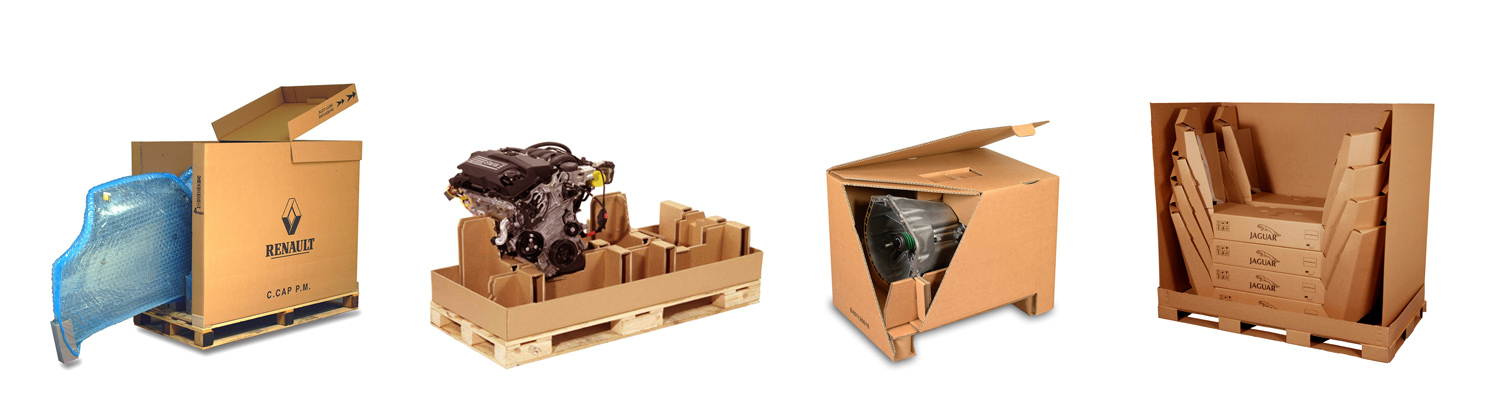 industrial packaging for standard automotive range