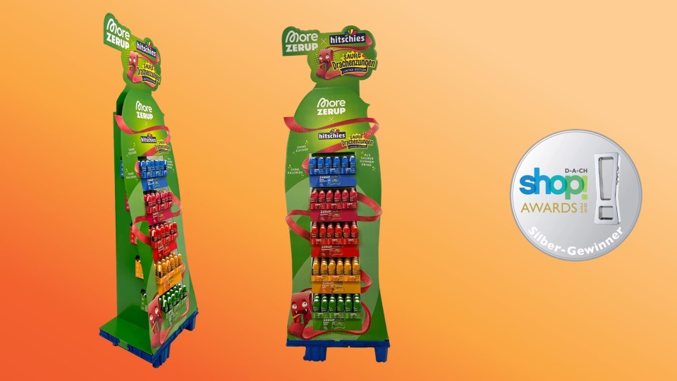 More x Hitschies Zerup Display