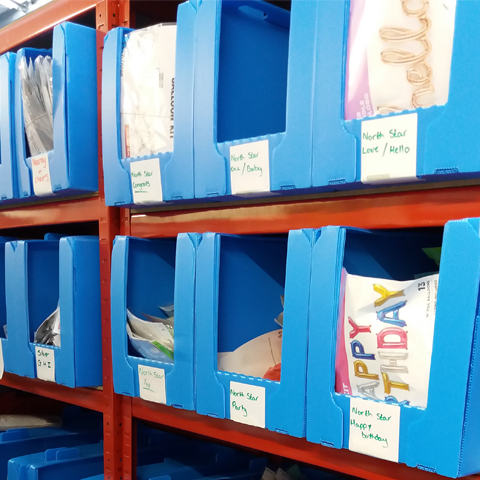 House of Party Optimises Warehouse Space with Stackable & Reusable Pick Bins.