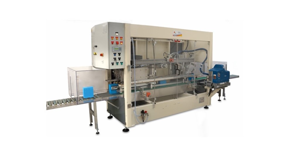 Maschine Kartonverschließer.