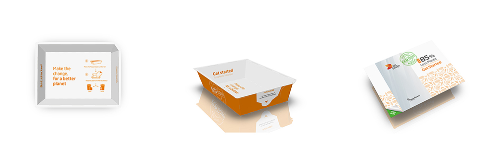 Verbruik tot 85% minder kunststof met ECO Bowl
