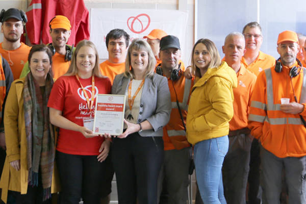 DS Smith Launceston granted Silver Healthy Heart Mark