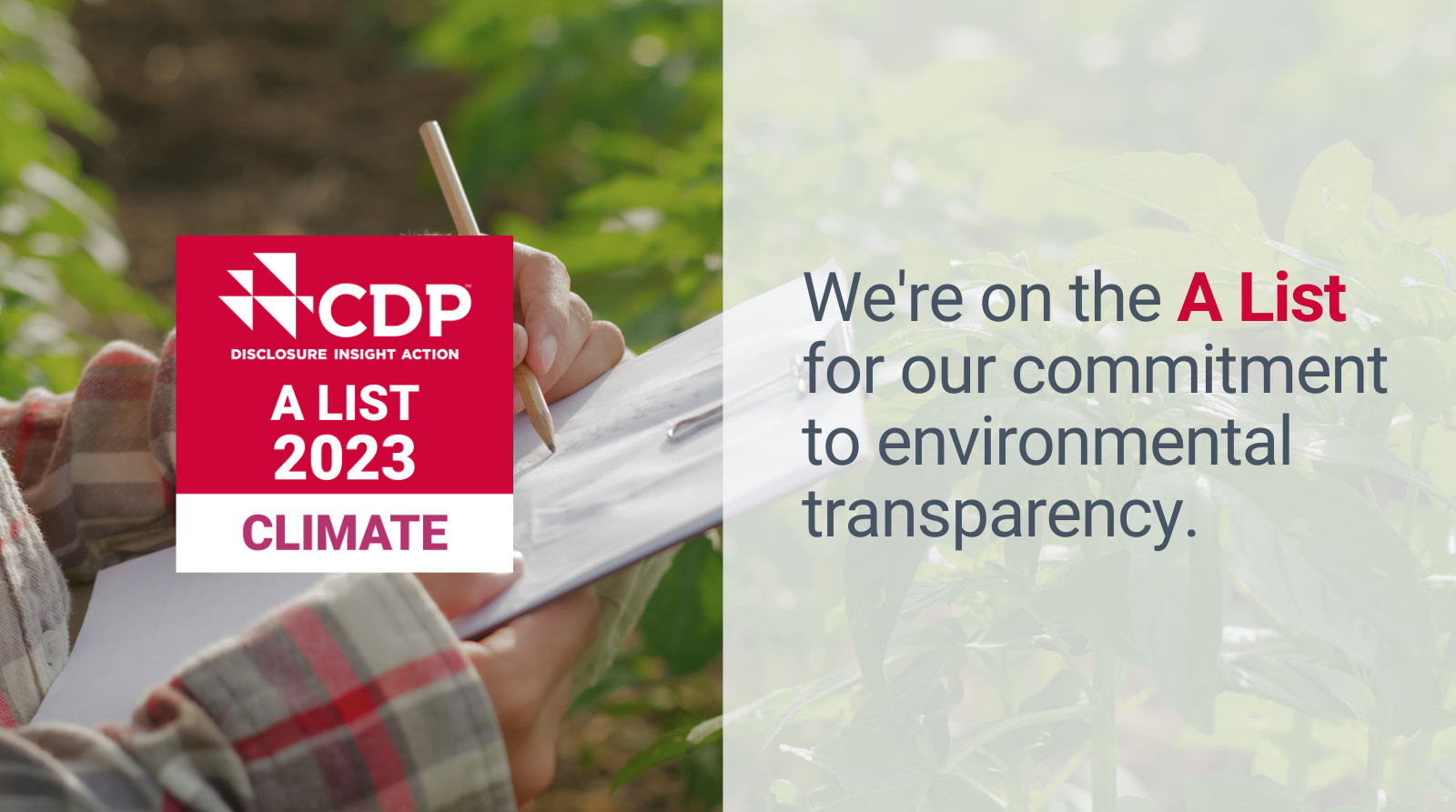 Climate A list from CDP