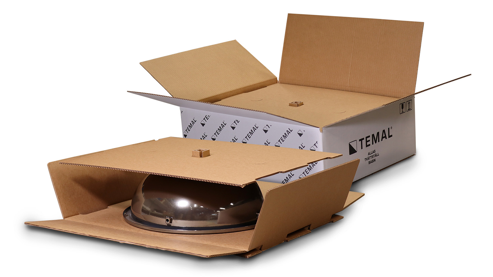 Transportemballasje til oppvaskkummer ble DS Smith i Finlands vinner i Scanstar.