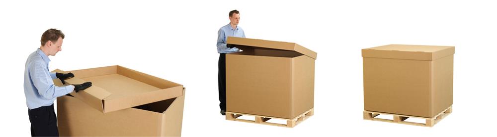 Corrugated cardboard pallet - PaPillOn - DS Smith - storage / transport /  handling