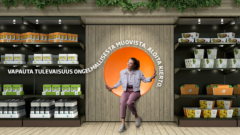 Suunnittelijamme ovat kehittäneet jo yli 1000 muovia vähentävää pakkaussuunnittelua käytettäväksi miljoonissa tuotepakkauksissa.