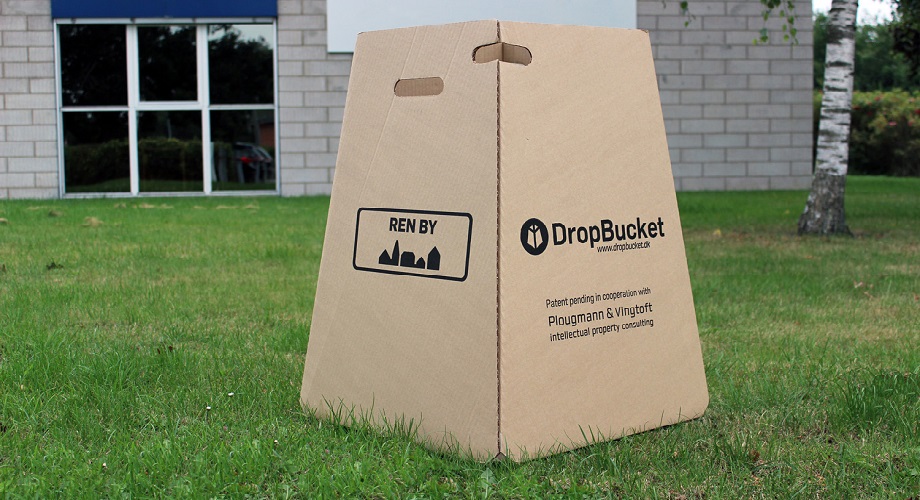 Inovatívny odpadkový kôš Dropbucket