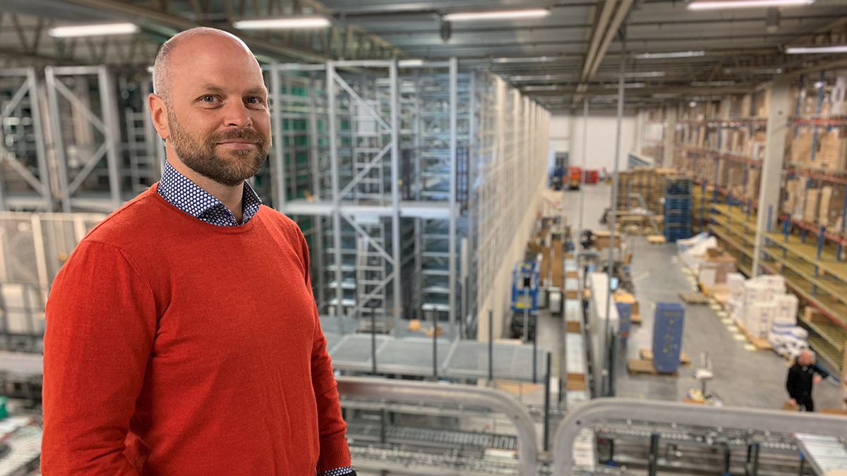 Pär Eriksson on IT- ja logistiikkapäällikkö perheyritys Tura Scandinaviassa