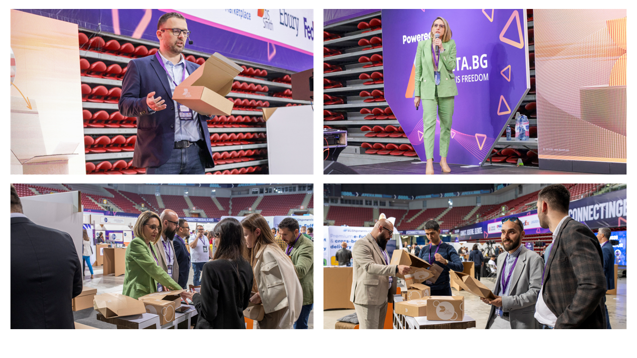 Tanya and Nikolay on Stage at Balkan eCommerce Summit 2025