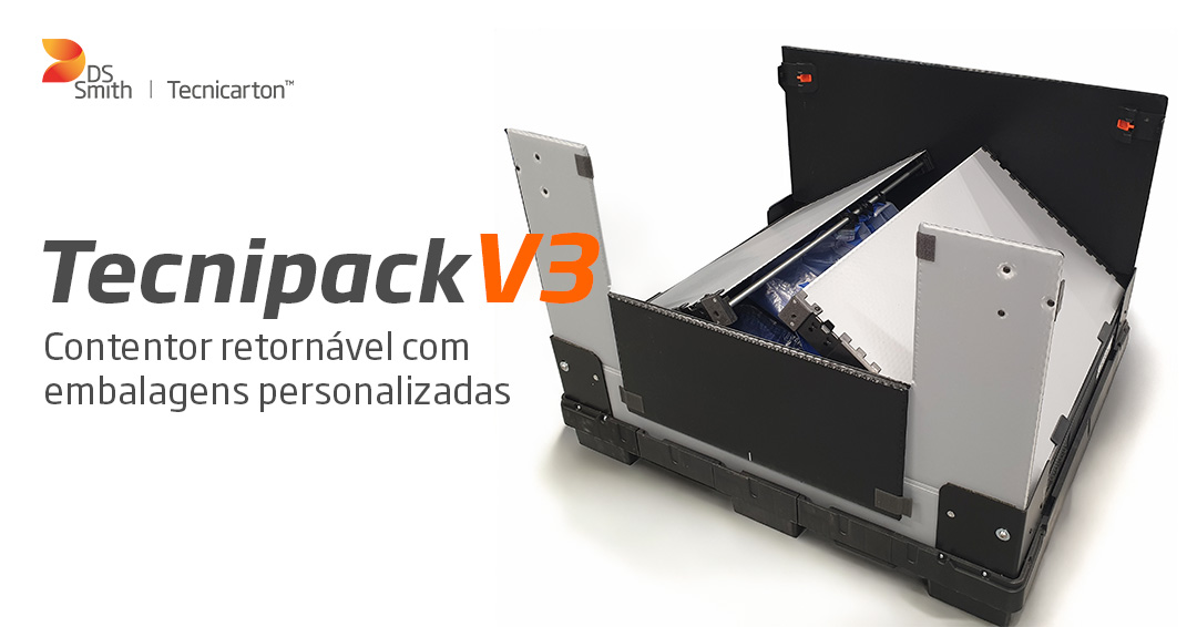 Contentor retornável com configurações personalizadas - Embalagem industrial para o setor da defesa
