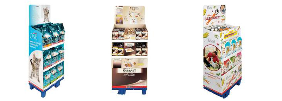 Modulares Allround-Display für Nestlé Purina PetCare