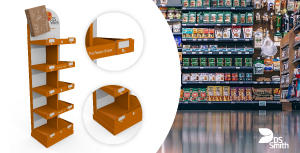 Expositores em cartão canelado, uma solução sustentável para promover as marcas