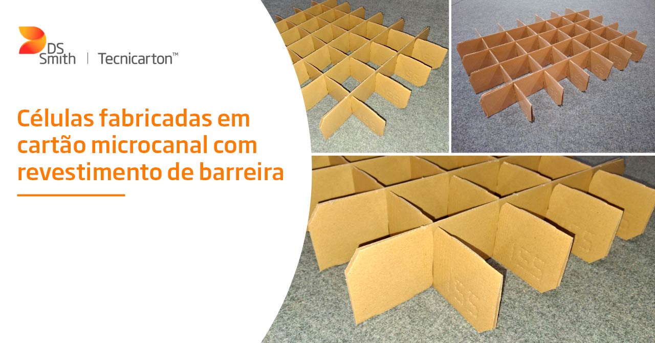 celulares de cartão ondulado