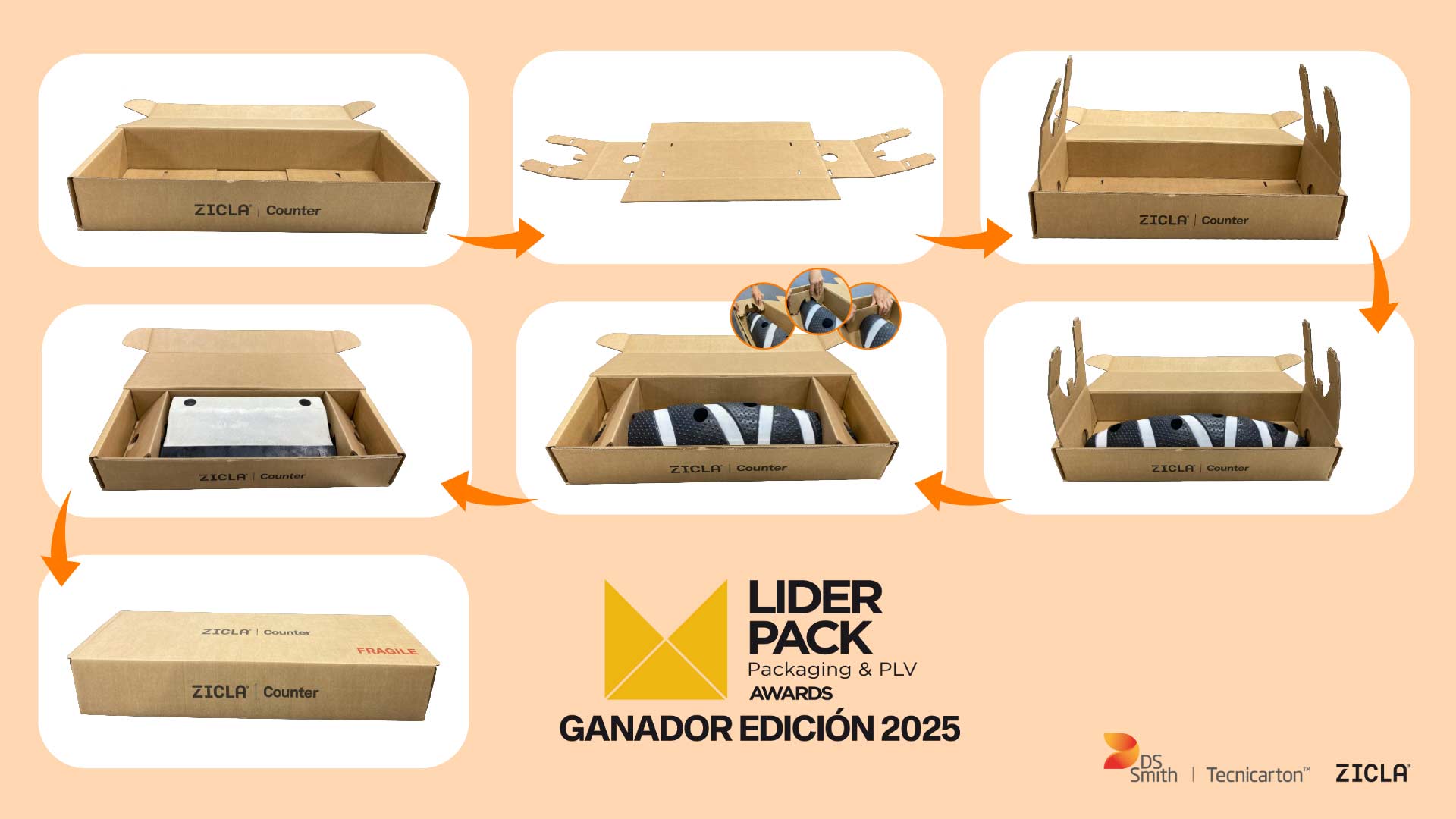 proceso montaje embalaje para ZICLA