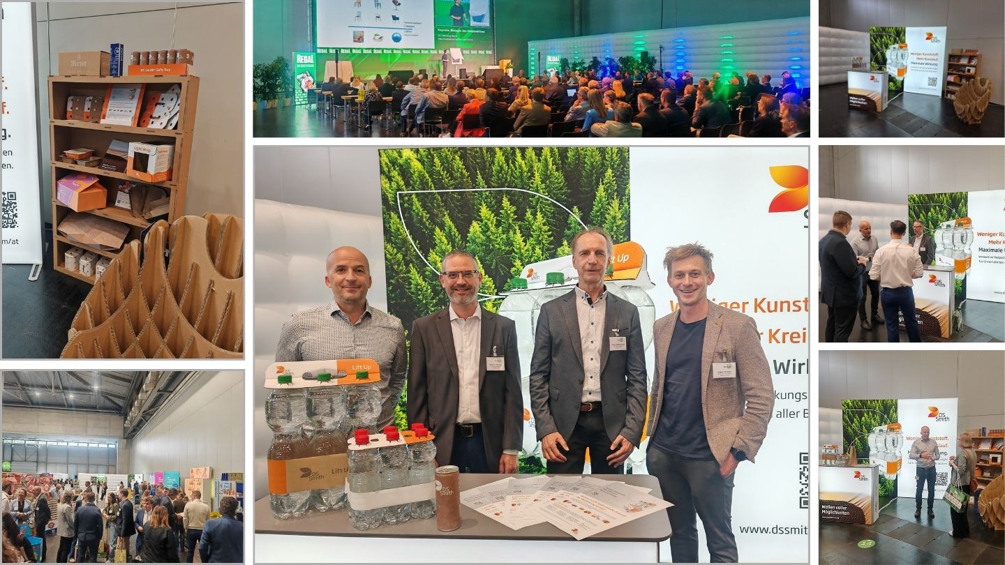 Der DS Smith Messestand beim REGAL Branchentreff 2026 in der Messe Wien.