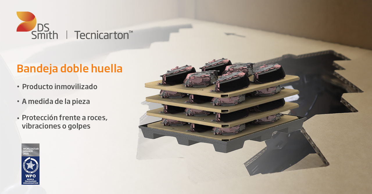 embalaje para faros, ganador de un worldstar packagin award 2025