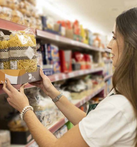 detail og hyldeklar emballage