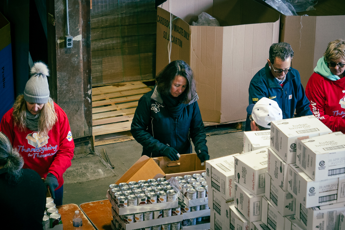 Every box distributed will provide all the necessary ingredients to cook a nutritious Thanksgiving dinner for up to four people.