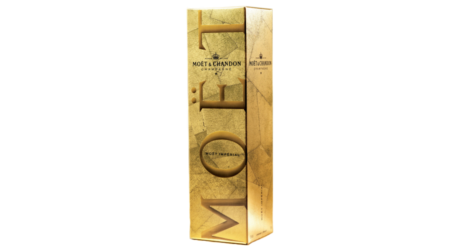 L'emballage de luxe de Moët & Chandon