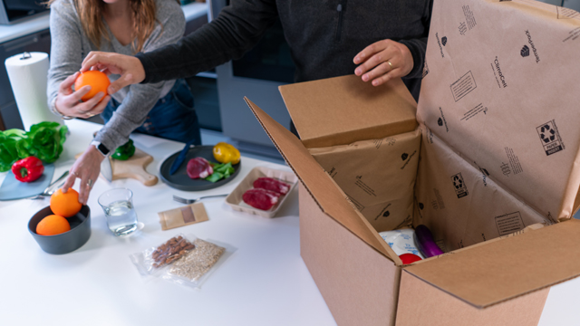 ClimaCell®, a sustainable thermal insulation barrier for temperature-sensitive goods such as meal kits, perishable groceries and medical products