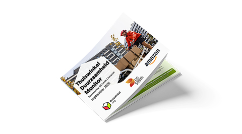 3D mockup Thuiswinkel Duurzaamheid Monitor 2025