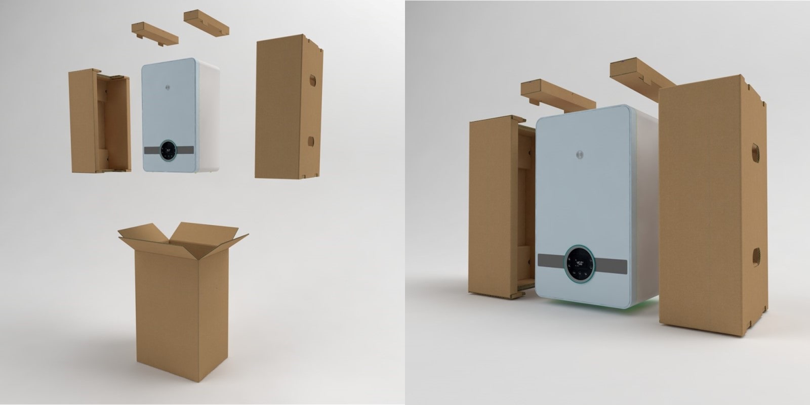 Kartonnen buffers voor Bosch Home Comfort Group