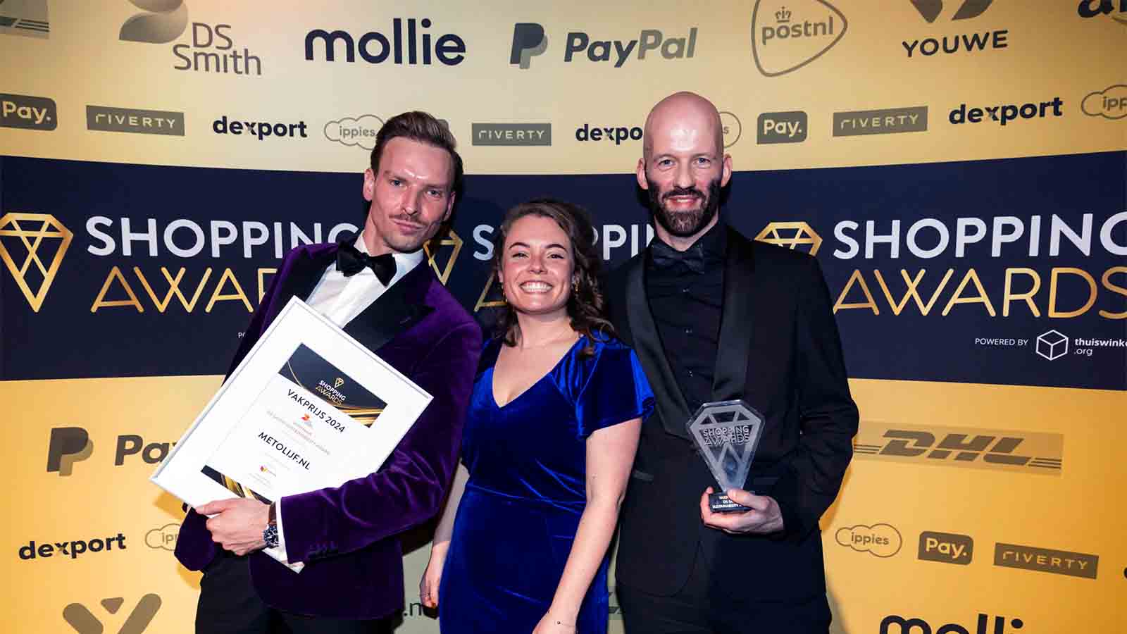 Winnaars bij uitreiking Shopping Awards